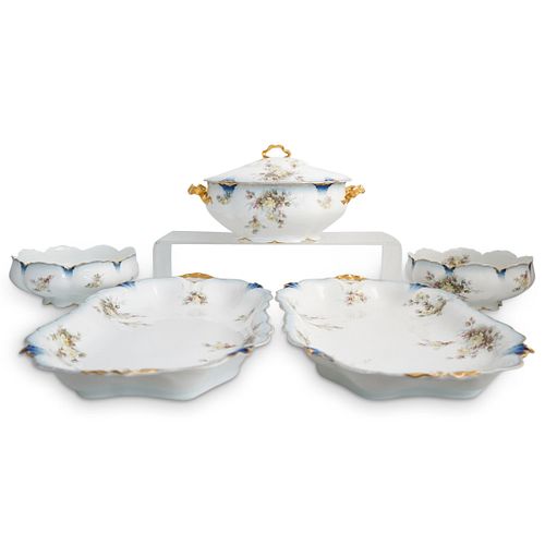 (5PC) J & C MALMAISON PORCELAIN