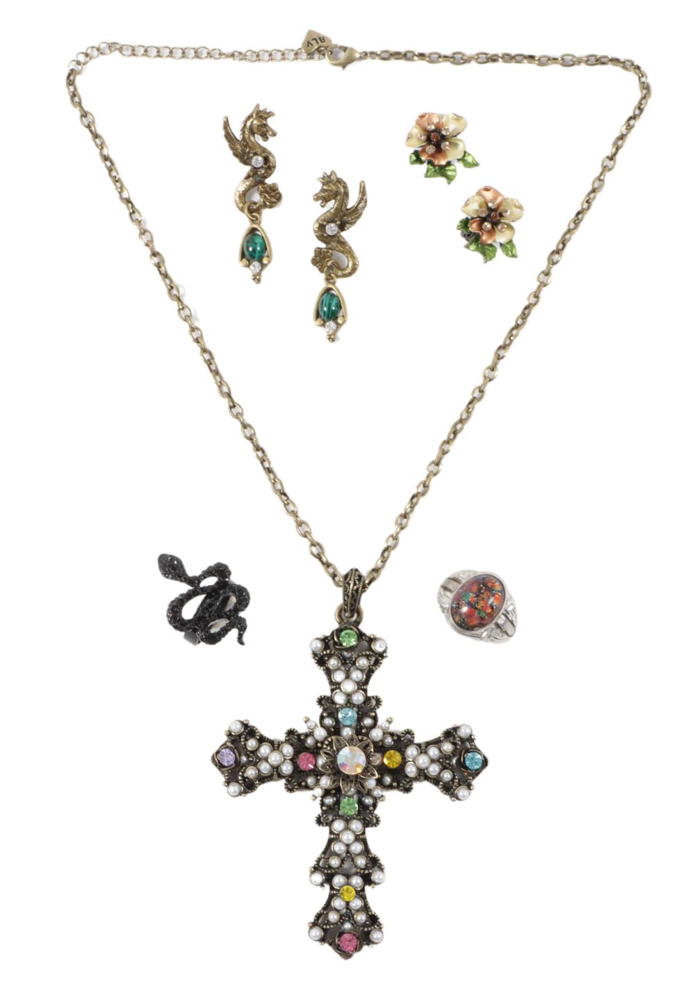5PC JEWELRY GROUP; STERLING