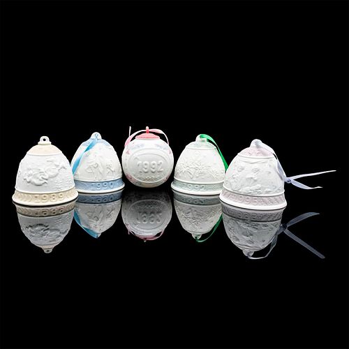 5PC LLADRO CHRISTMAS BELL AND
