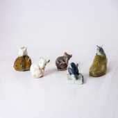 5PC MICE FIGURINES SETGlossy f