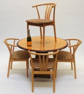 5PC MICHAEL GLOOR LUNA TABLE &