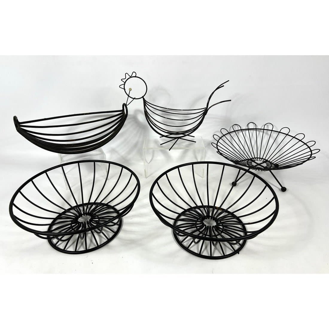 5pc Mid Century Modern Metal