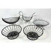 5pc Mid Century Modern Metal B
