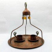 5PC MIDDLE EASTERN COPPER TEA