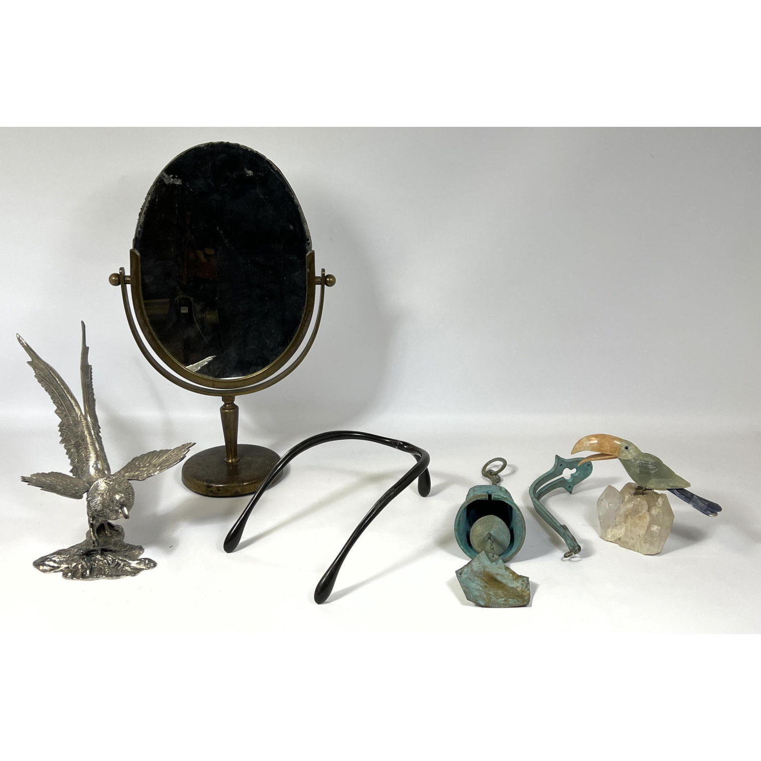 5pc Modernist Design Lot. Patina