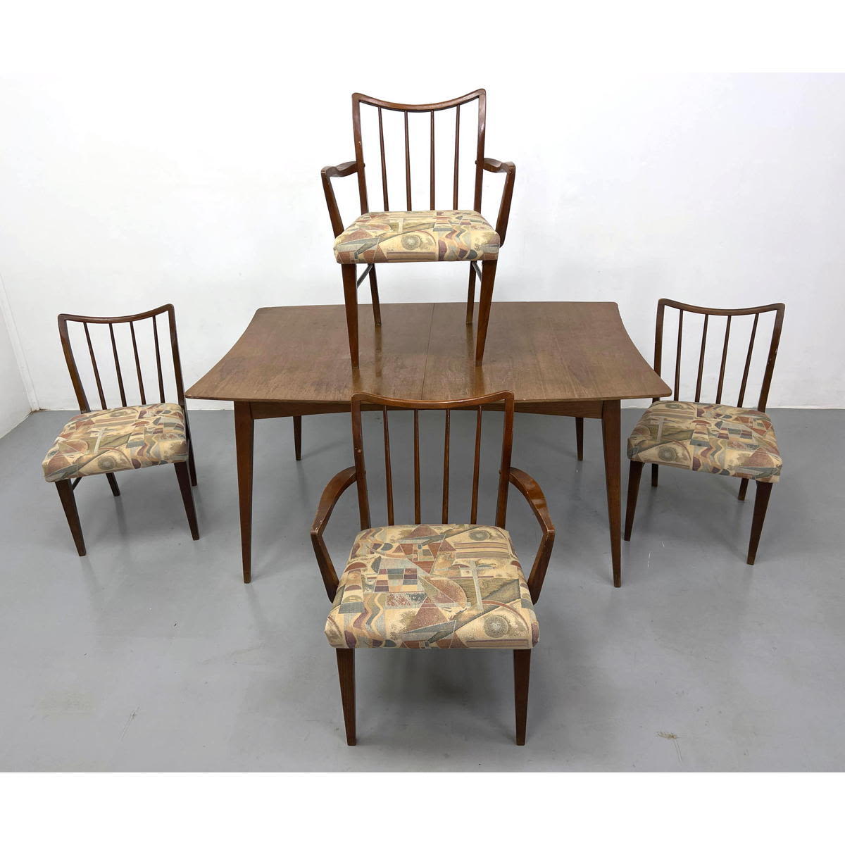 5pc Modernist Dining Set. Table and