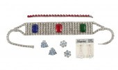 5PC RHINESTONE JEWELRY GROUP;