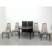 5pc Rosewood Dining Table Chai