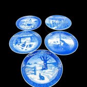 5PC ROYAL COPENHAGEN PORCELAIN