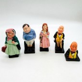5PC ROYAL DOULTON DICKENS FIGU