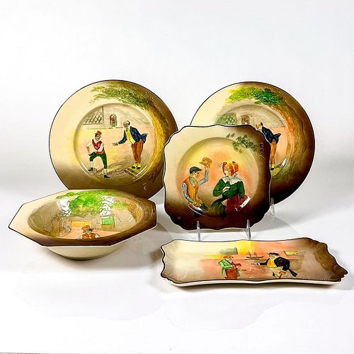 5PC ROYAL DOULTON DICKENS