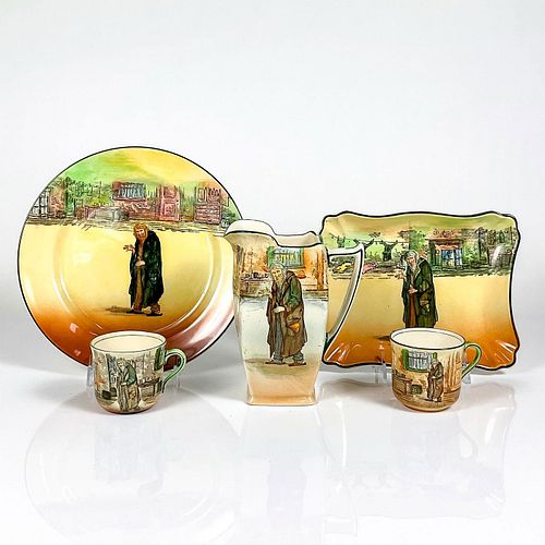 5PC ROYAL DOULTON DICKENS