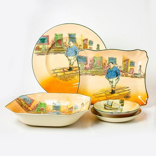 5PC ROYAL DOULTON DICKENS