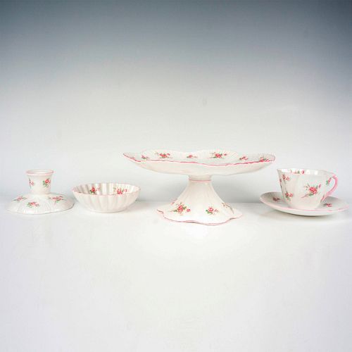 5PC SHELLEY BONE CHINA DECORATIVE