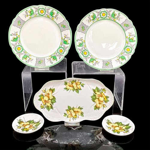 5PC SHELLEY ENGLAND APPETIZER