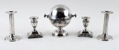 5PC. STERLING & SILVERPLATE AR