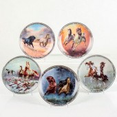 5PC THE BRADFORD EXCHANGE PORC