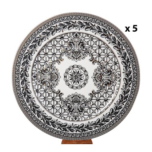 (5PC) VERSACE ROSENTHAL PORCELAIN