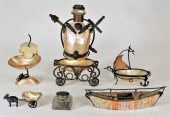 5PC VICTORIAN ABALONE SHELL IN