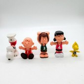 5PC VINTAGE PEANUTS CHARACTERS