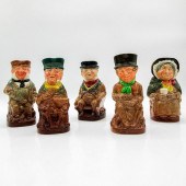 5PC VINTAGE ROYAL DOULTON DICK
