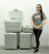 5PC ZERO HALLIBURTON ALUMINUM