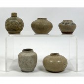 5pcs Chinese pots. Tongking,