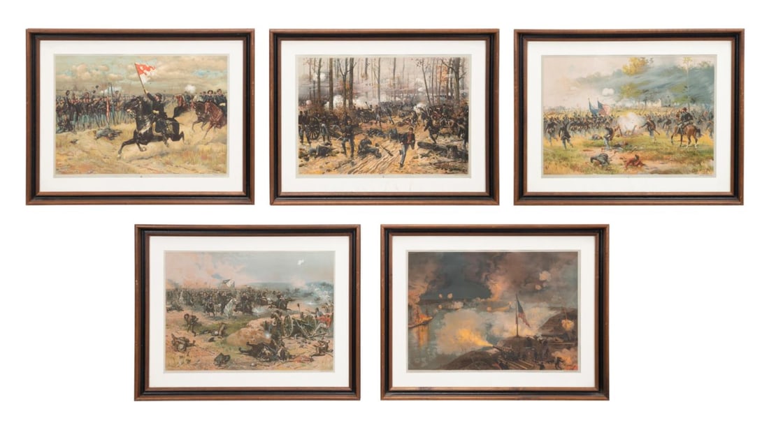 5PCS CIVIL WAR COLLOTYPE &