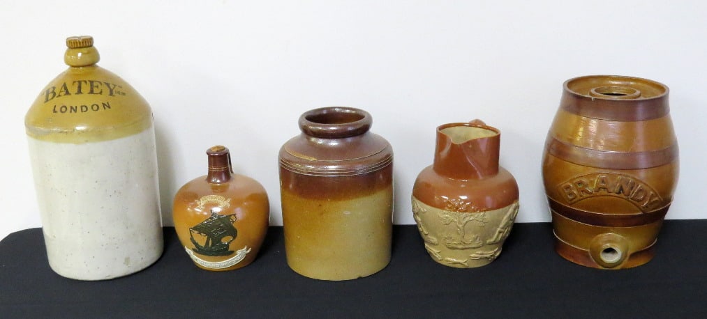 5PCS ENGLISH / DOULTON LAMBETH 19TH
