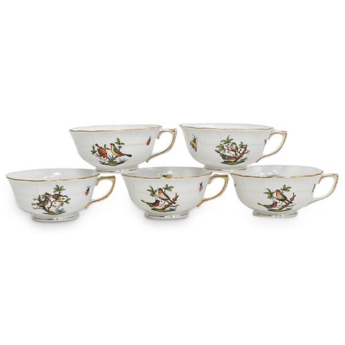 (5PCS) HEREND "ROTHSCHILD BIRD"