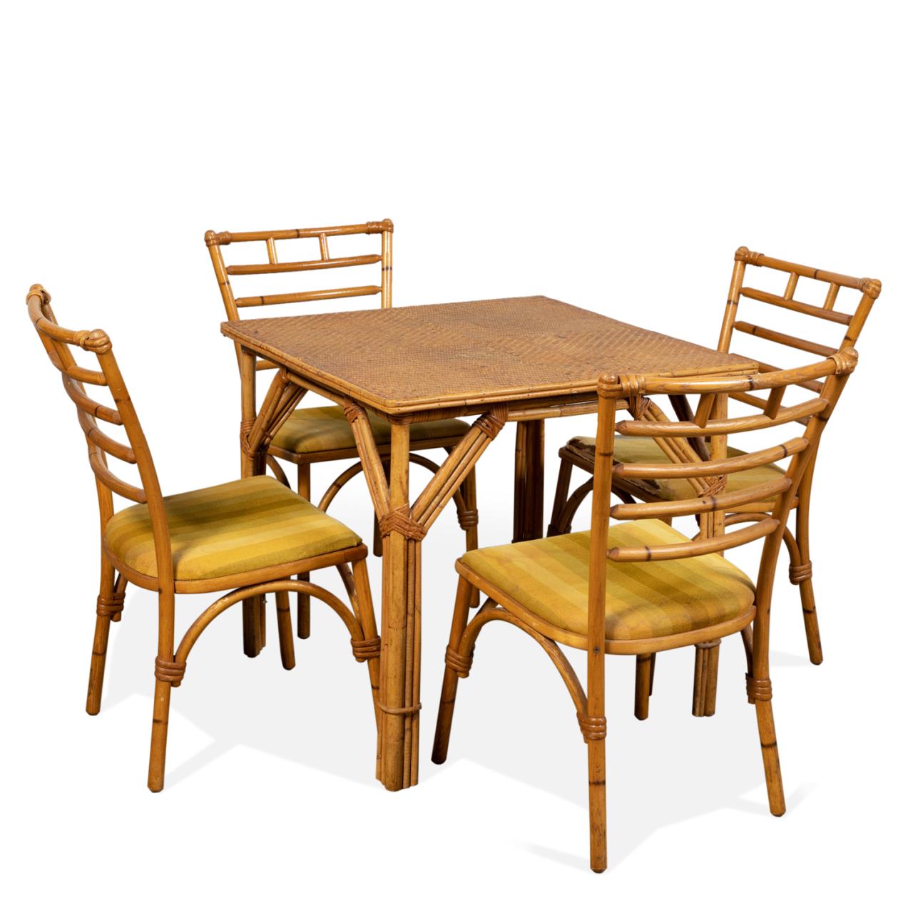 5PCS HEYWOOD WAKEFIELD CHAIRS W/