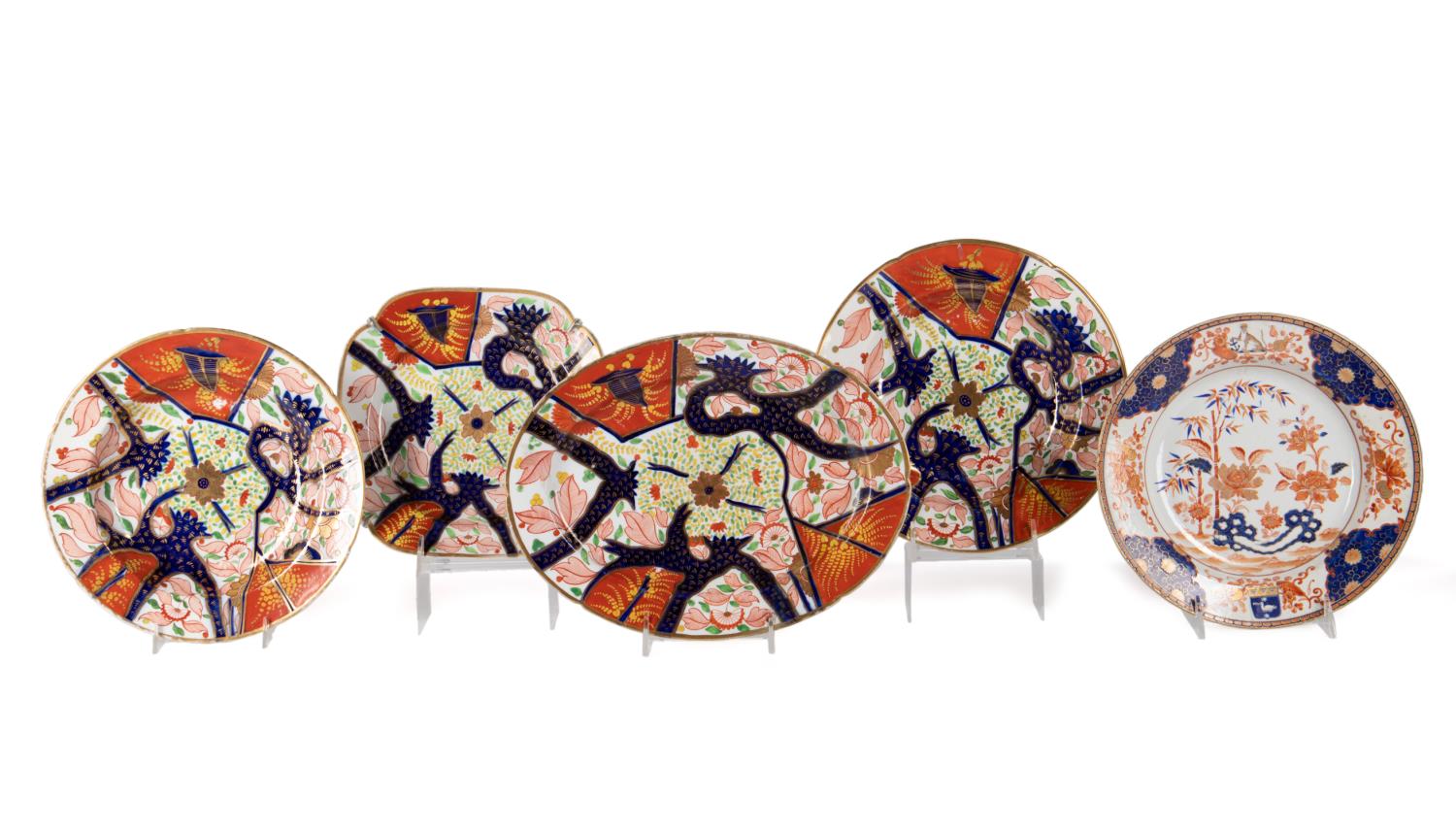 5PCS IMARI & EXPORT ARMORIAL