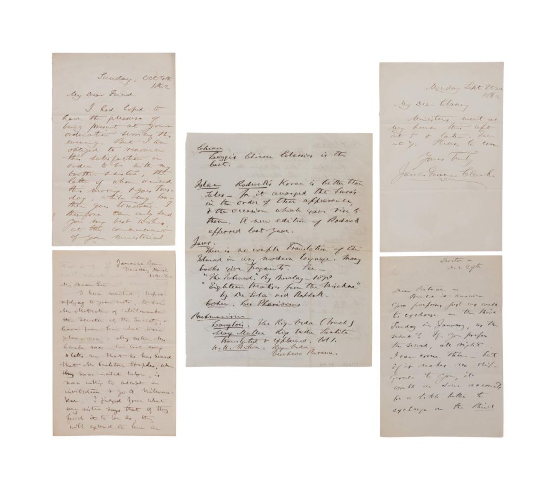 5PCS J FREEMAN CLARKE COLLECTION OF
