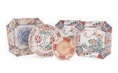 5PCS JAPANESE IMARI PLATES, TH