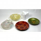 5pcs Mid Century Modern Glass
