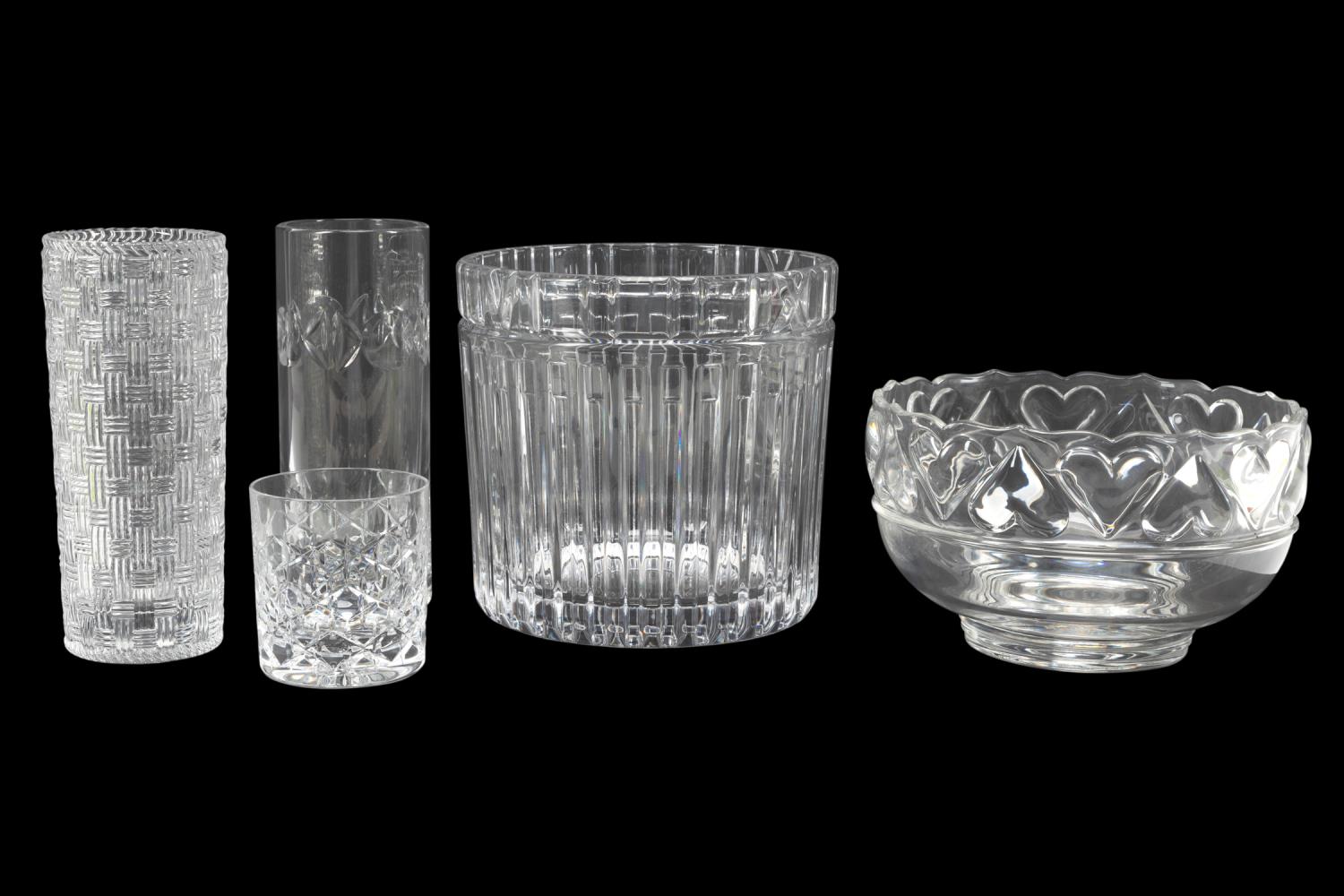 5PCS TIFFANY & CO. CRYSTAL