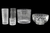 5PCS TIFFANY & CO. CRYSTAL TAB