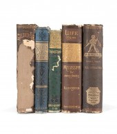 5VOL MARK TWAIN BOOKS WITH FIR