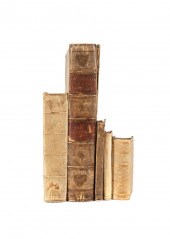5VOL VELLUM BOUND BOOKS INCLUD
