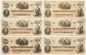 6 1862 VIRGINIA $100 CSA CURRE