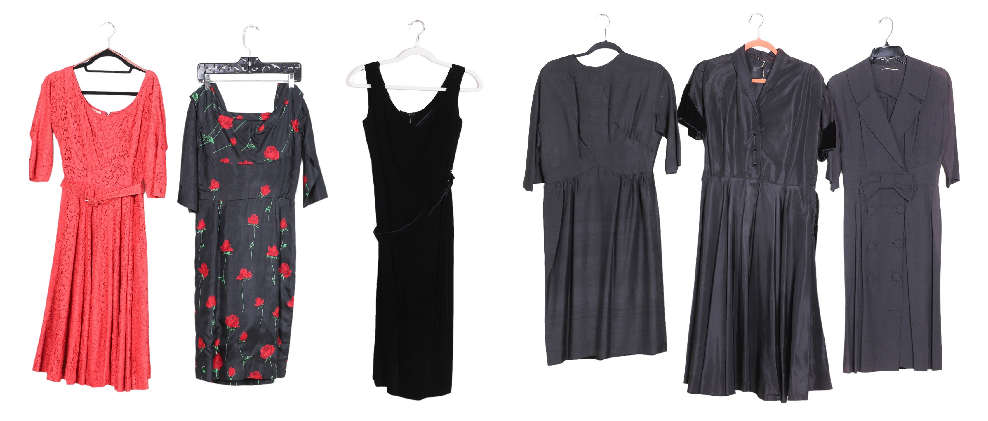 (6) 1950's/60's dresses to
