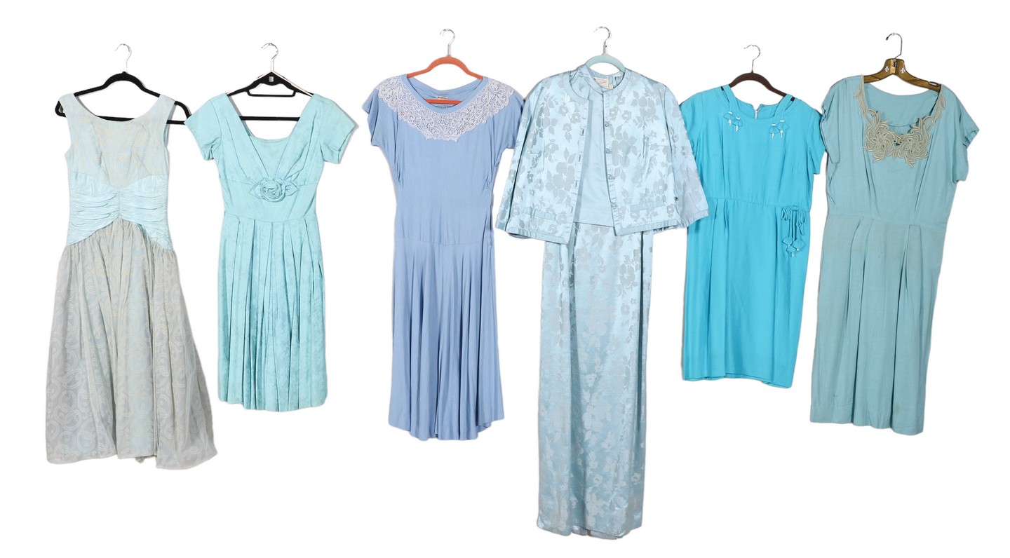 (6) 1950's/60's dresses to