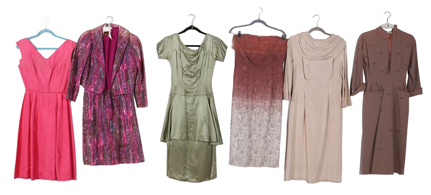 (6) 1950's/60's dresses to