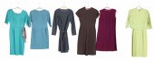 (6) 50's/60's wool dresses to
