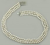 6-6.5MM TRIPLE STRAND PEARL NE