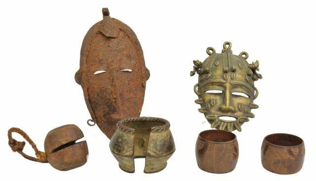 (6) AFRICAN TRIBAL ART, BAULE &