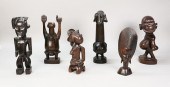 6 AFRICAN WOOD CARVINGSLot of