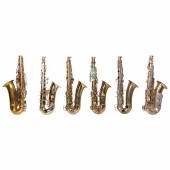 (6) Alto saxophones, for parts