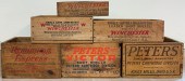 (6) AMMUNITION CRATES & (3) PO