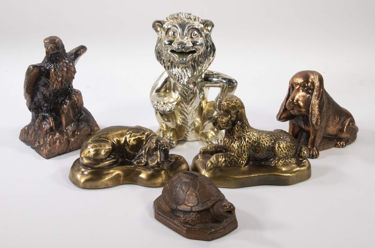 (6) ANIMAL FIGURE STILL BANKS All